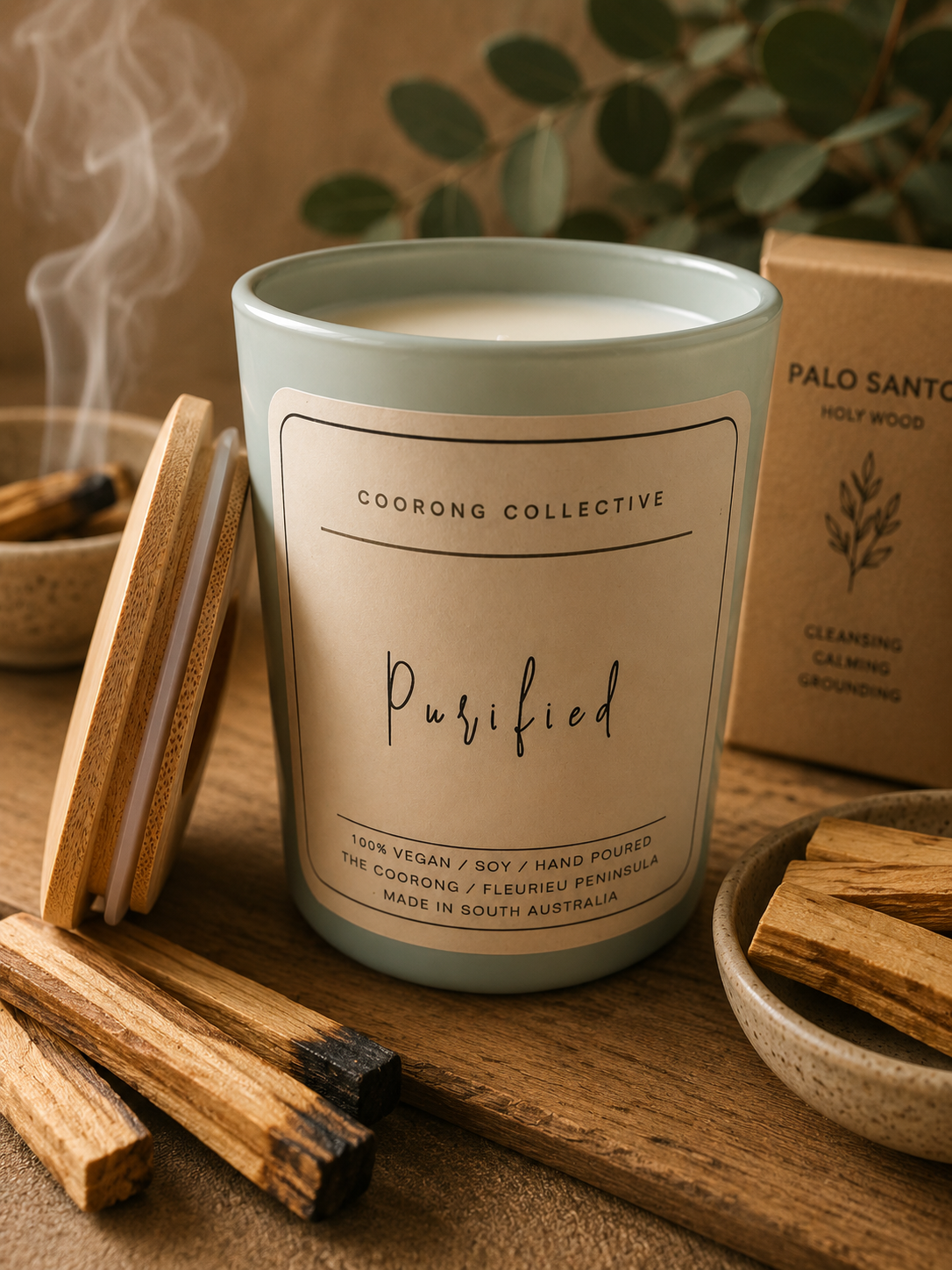 Purified Soy Wax Candle 235g Luzara