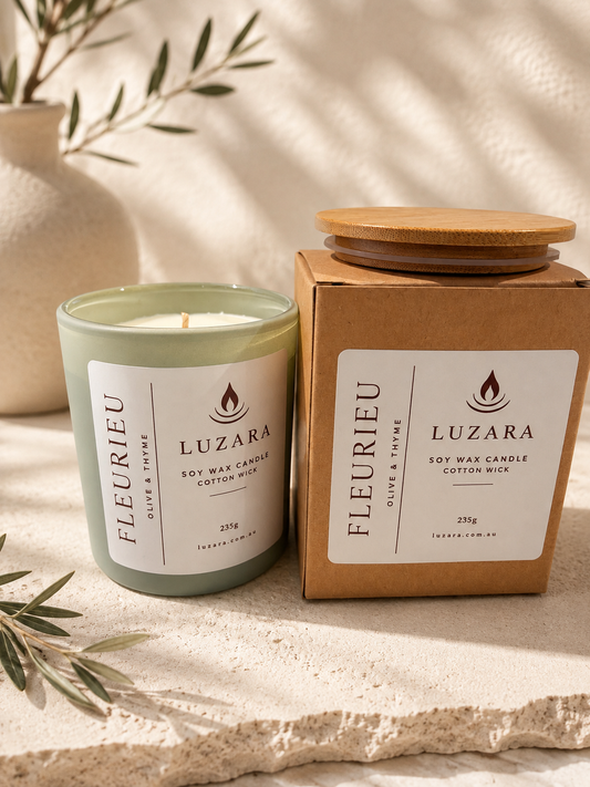 Fleurieu Soy wax candle 235g Luzara Candle