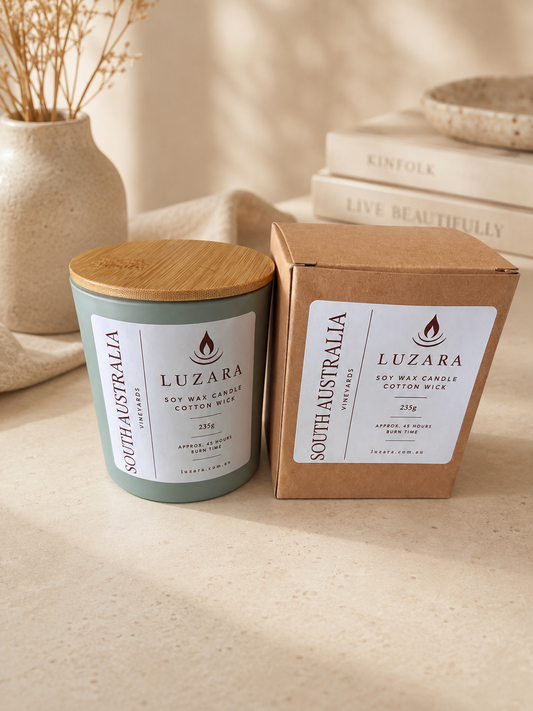 South Australia Wineries 235g Soy Candle Luzara Candle