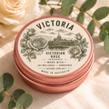 Victorian Rose Candle - Victoria Floral Scent Soy Wax Candle - Luzara