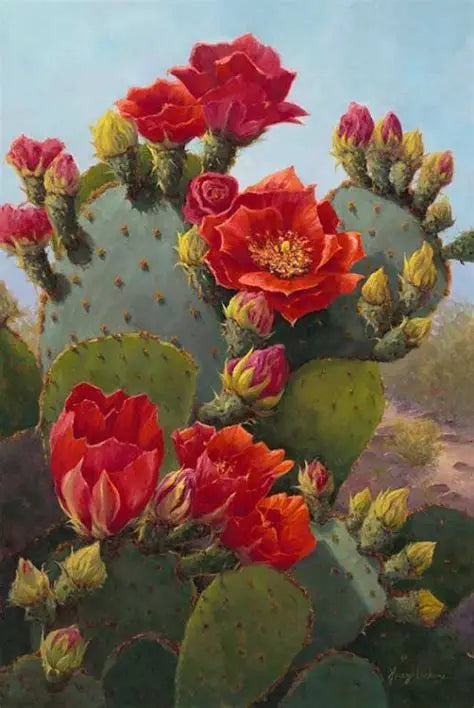 Uluru Cactus Flower Soy Candle 60ml Luzara Candle