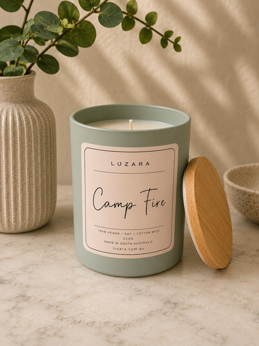 Camp Fire Soy Candle 235ml Luzara Luzara Candle
