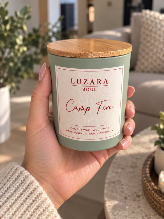 Camp Fire Soy Candle 235g Luzara Candle