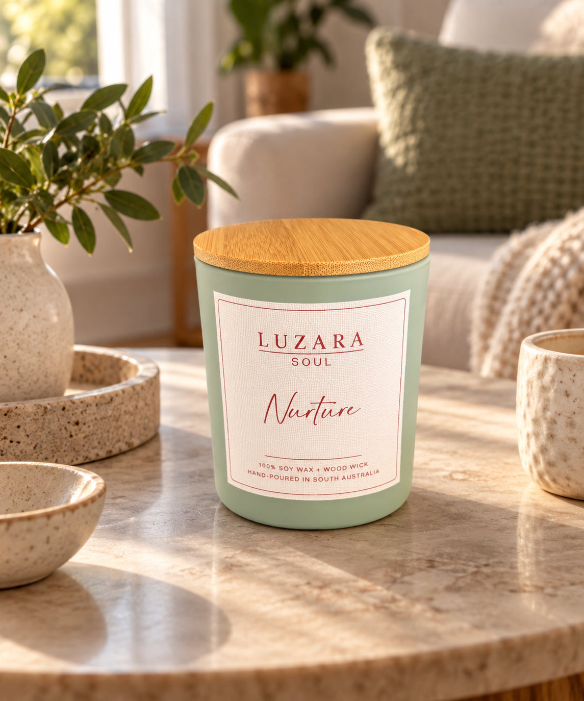 Nurture Soy Candle 235g Luzara Candle