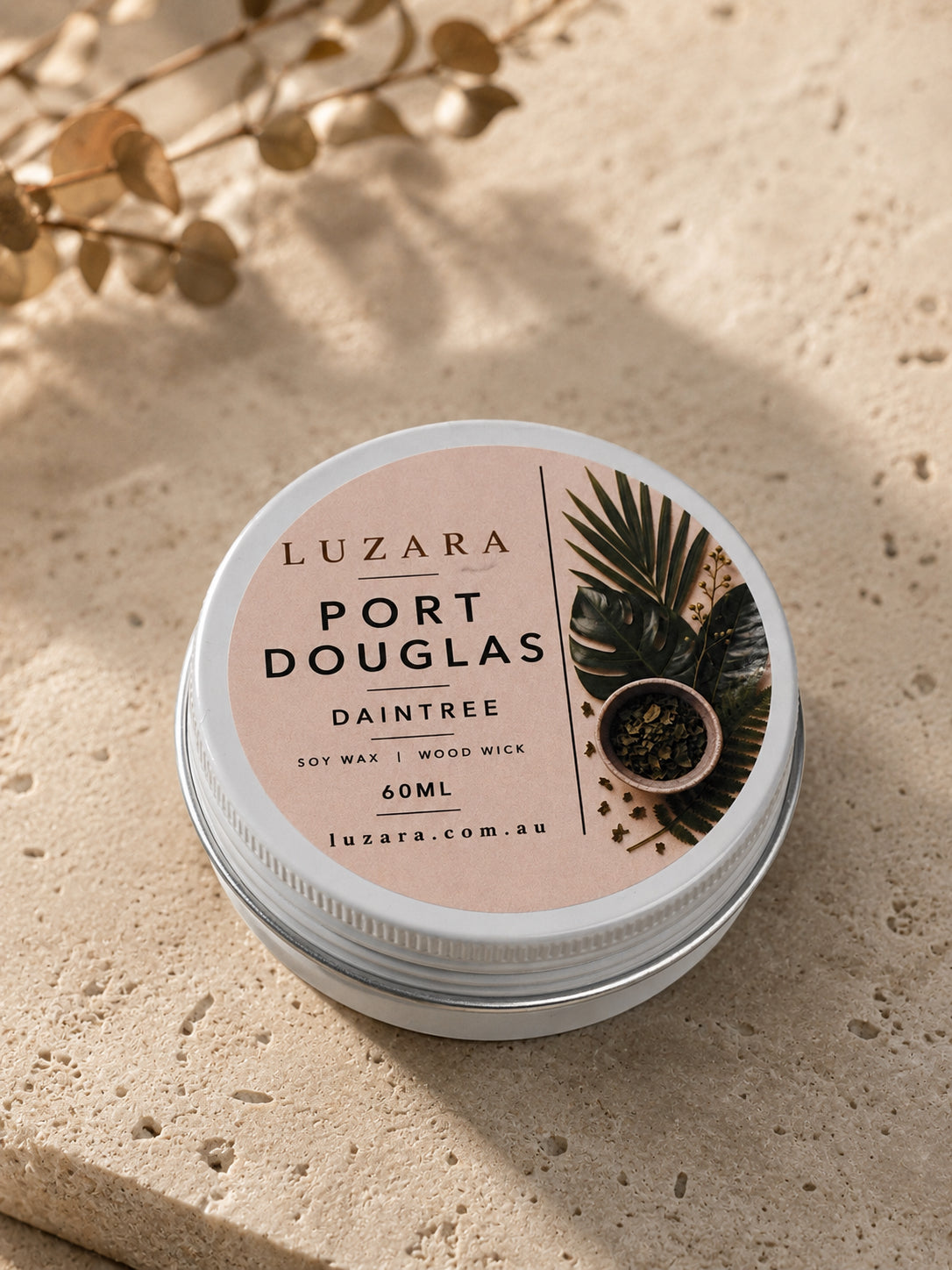 Port Douglas Daintree Soy Candle 60ml Luzara Candle