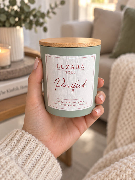 Purified Soy Candle 235g Luzara Candle