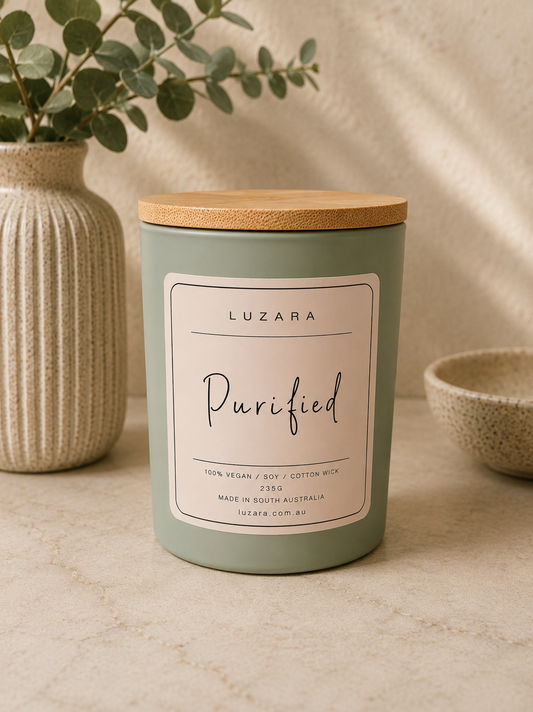 Purified Soy Candle 235ml Luzara Luzara Candle