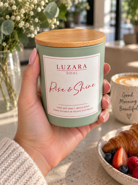 Rise & Shine Soy Candle 235g Luzara Candle