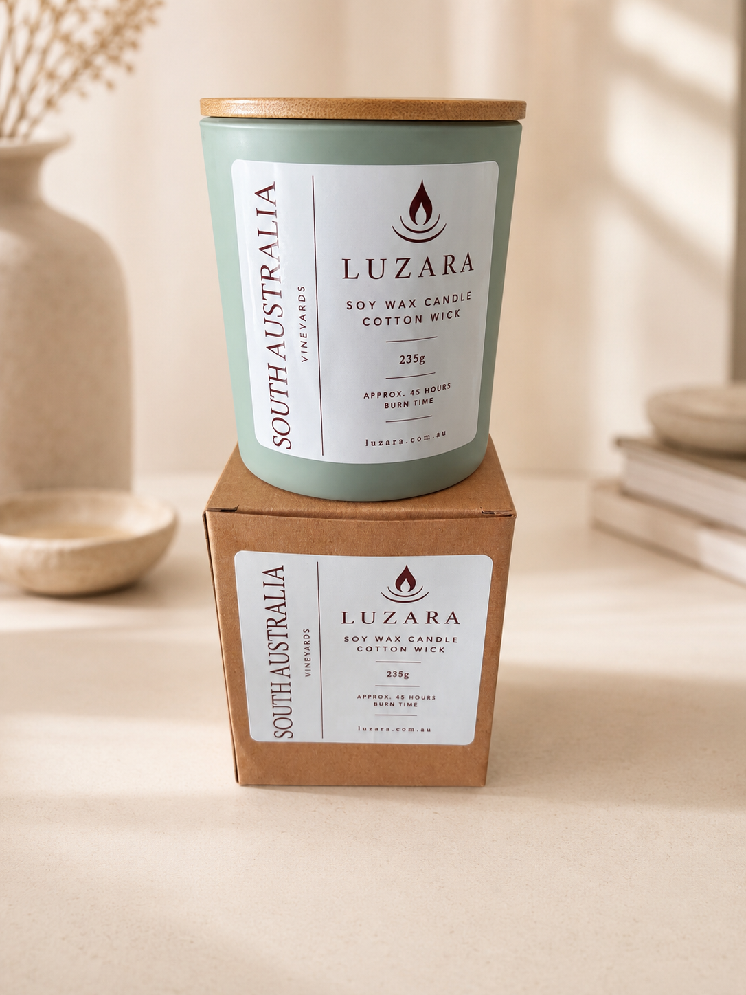 South Australia Wineries 235g Soy Candle Luzara Candle
