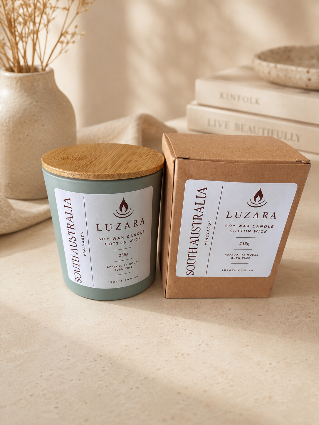 South Australia Wineries 235g Soy Candle Luzara Candle