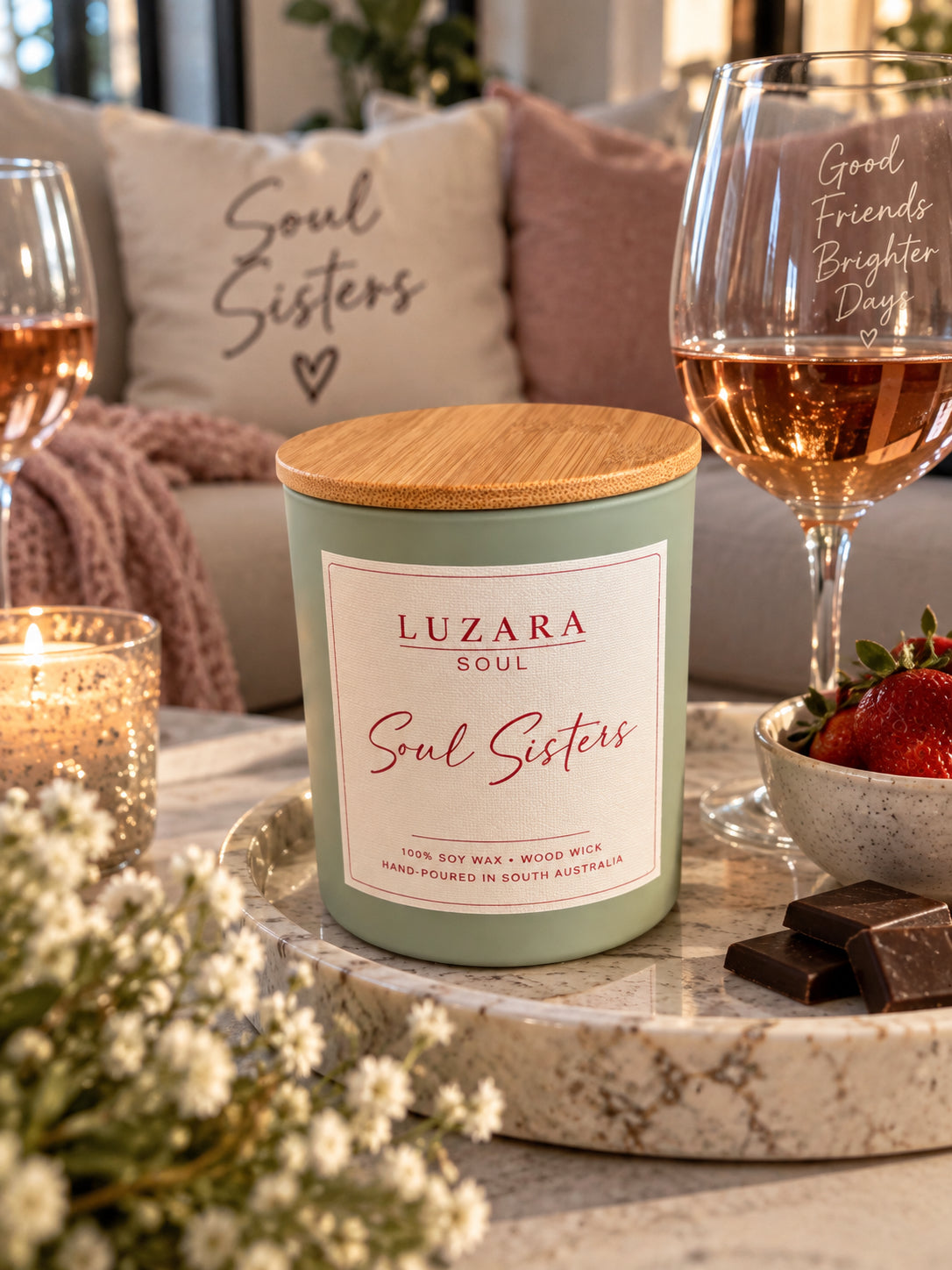 Soul Sister Soy Candle 235g Luzara Candle