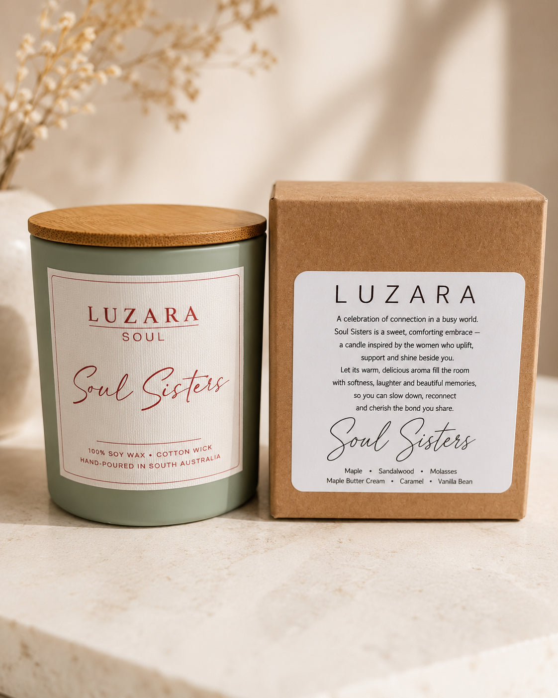 Soul Sister Soy Candle 235g Luzara Candle
