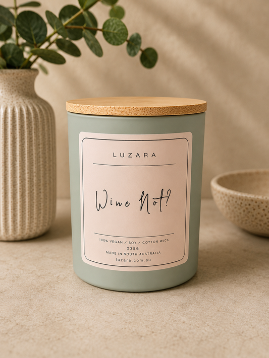 Wine Not? Soy Candle 235ml Luzara Luzara Candle
