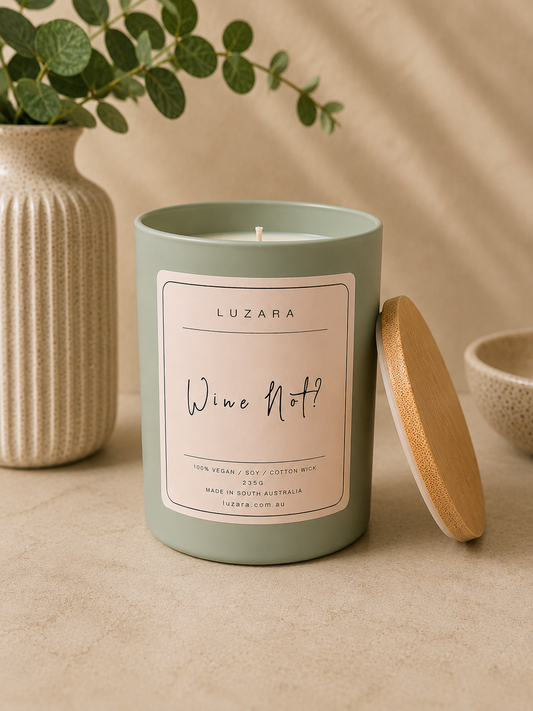 Wine Not? Soy Candle 235ml Luzara Luzara Candle