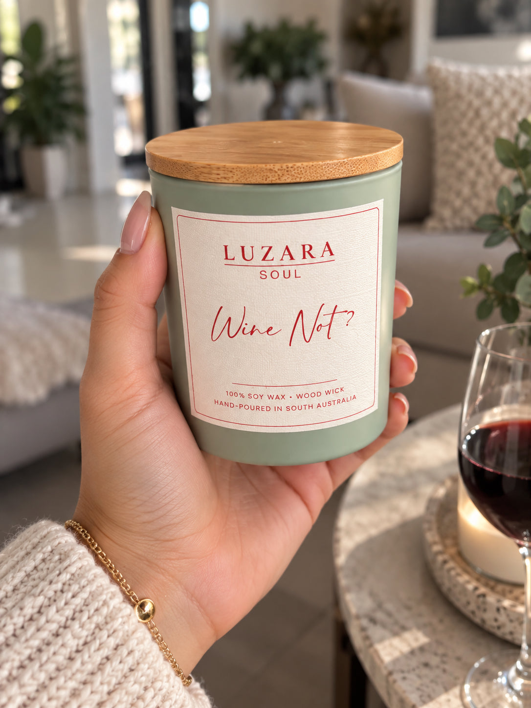 Wine Not? Soy Candle 235g Luzara Candle